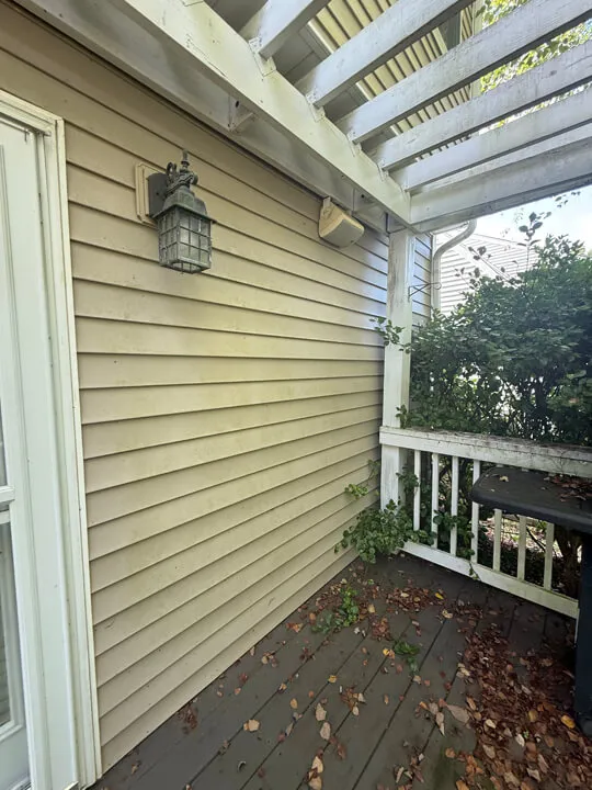 Deck & Fence Cleaning — before